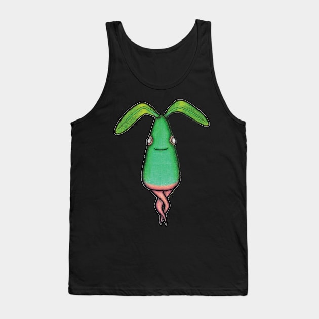 Baby baobab or Pachypodium 5 Tank Top by Namtan's Hands